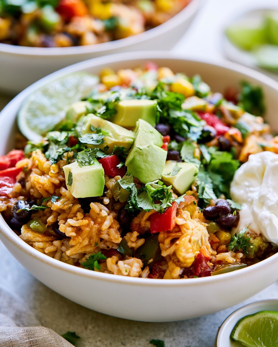 Southwest Chicken Rice Bowls