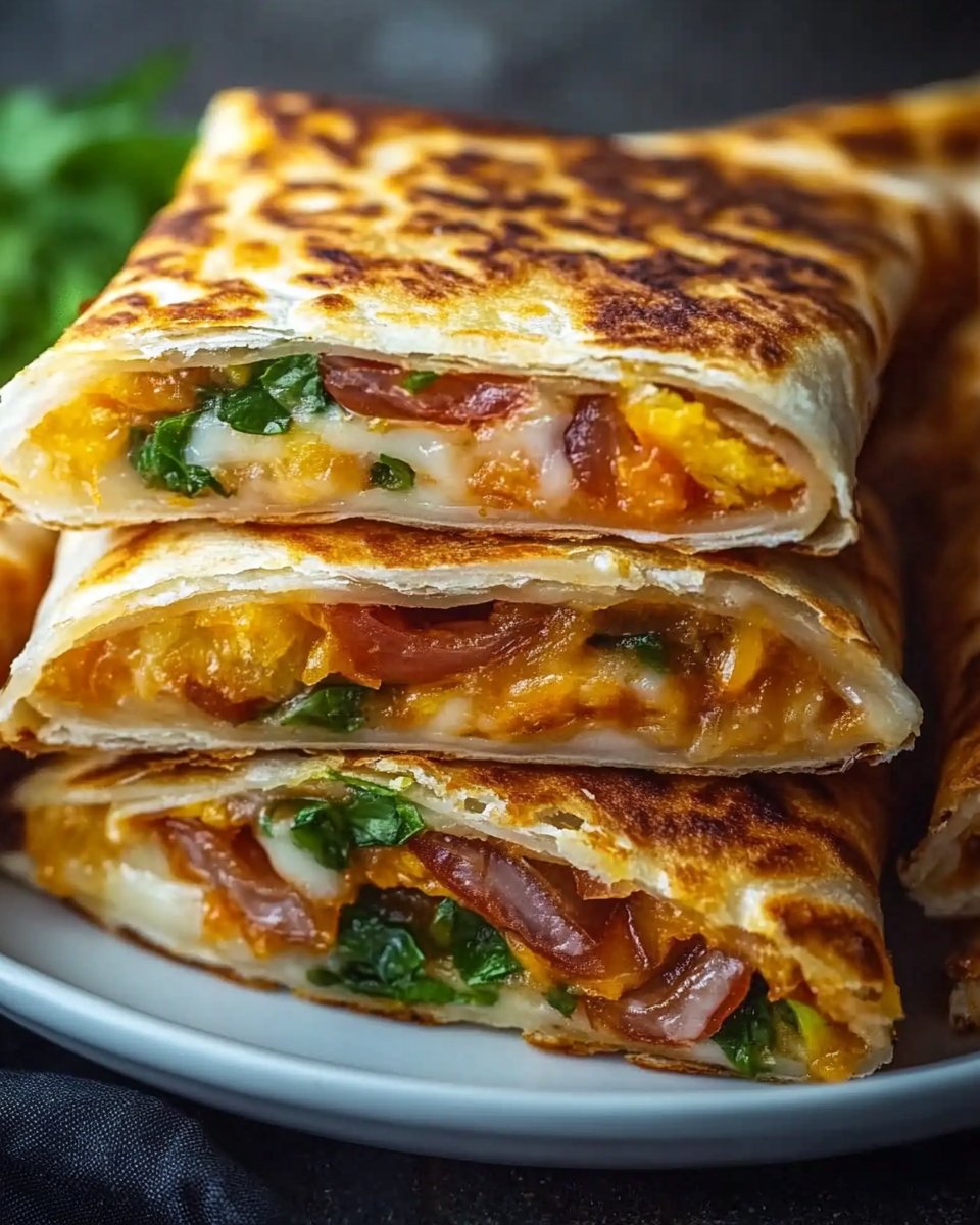 Knusprige Wrap-Ecken aus dem Airfryer