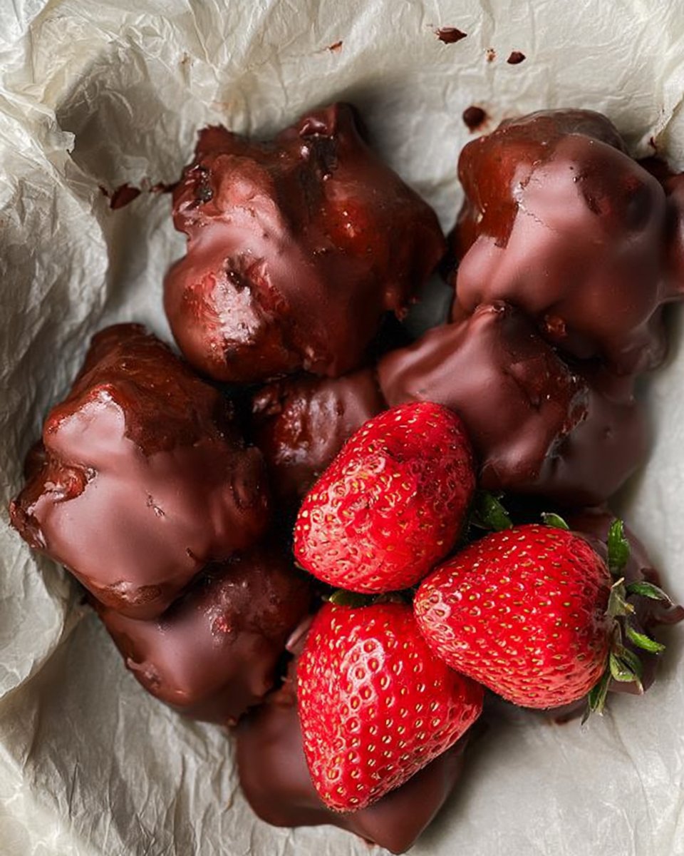 Chocolate Strawberry Yogurt Clusters