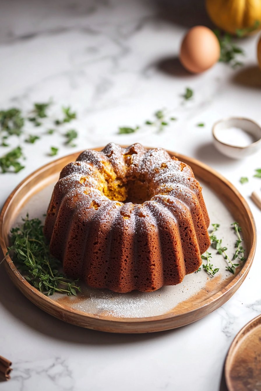 Einfache Kürbis-Bundt-Torte