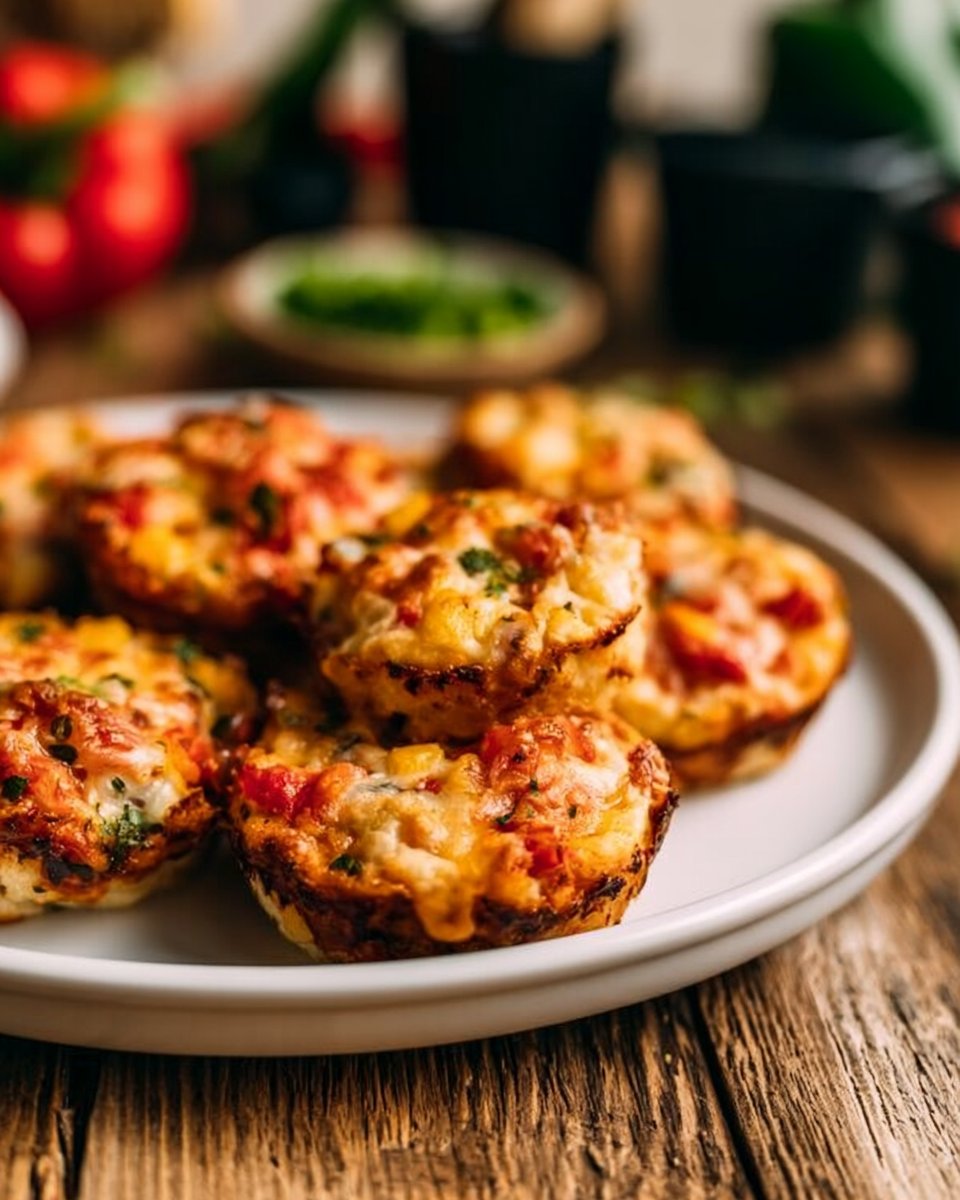 Pizzabrötchen aus dem Airfryer – schnell & knusprig