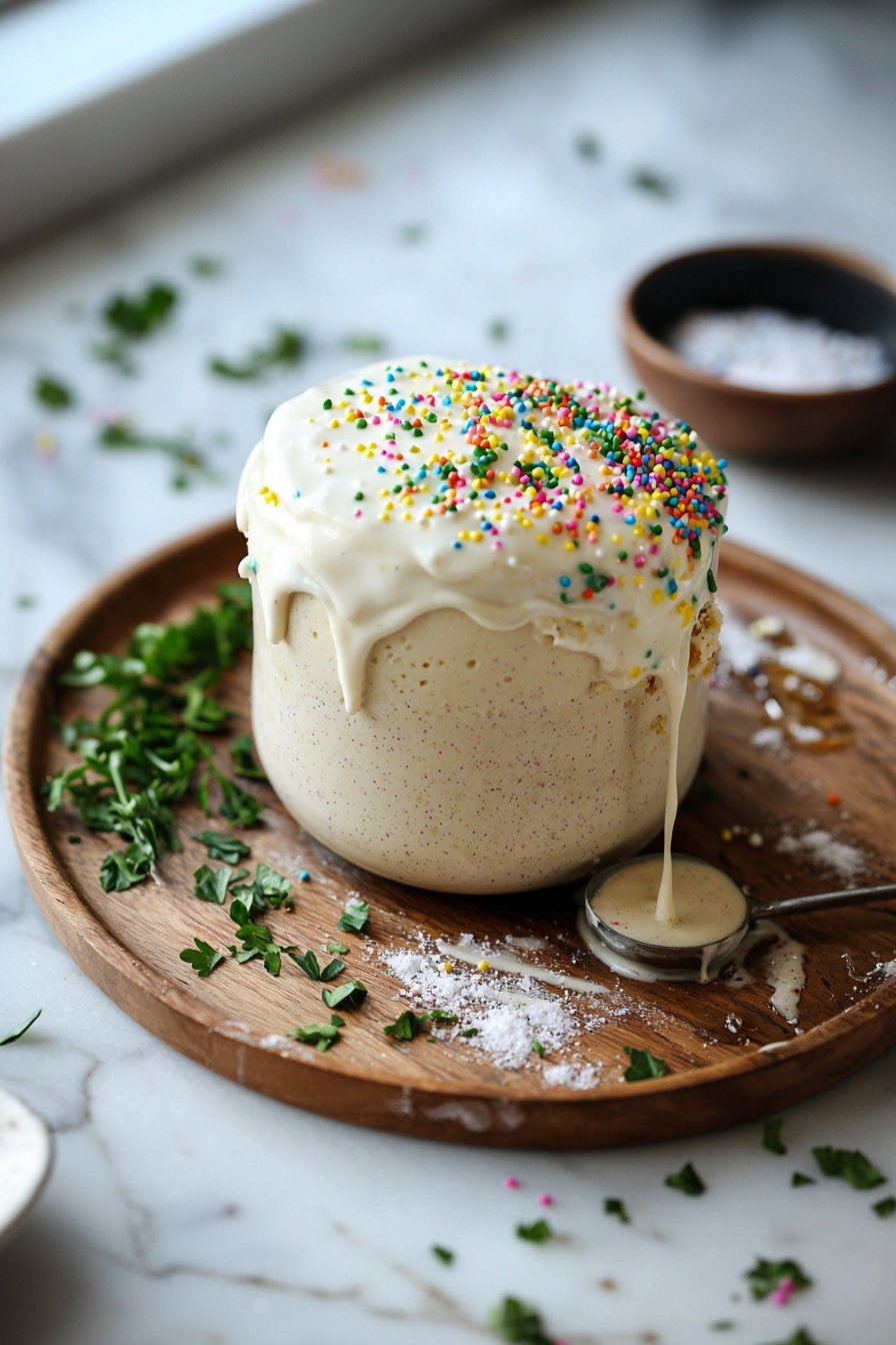 Vanilla Cake Batter Milkshake