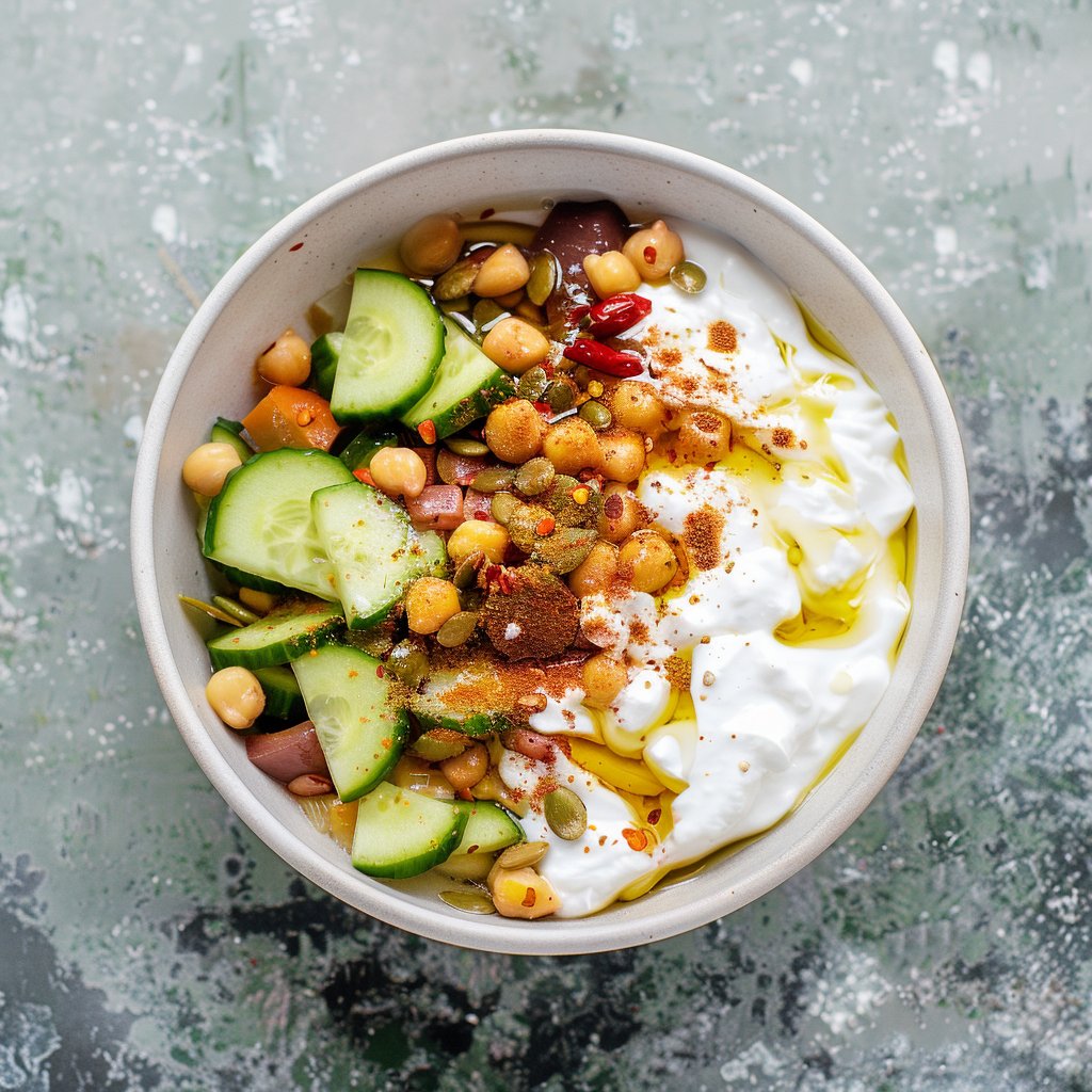 Mediterranean Greek Yogurt Bowl