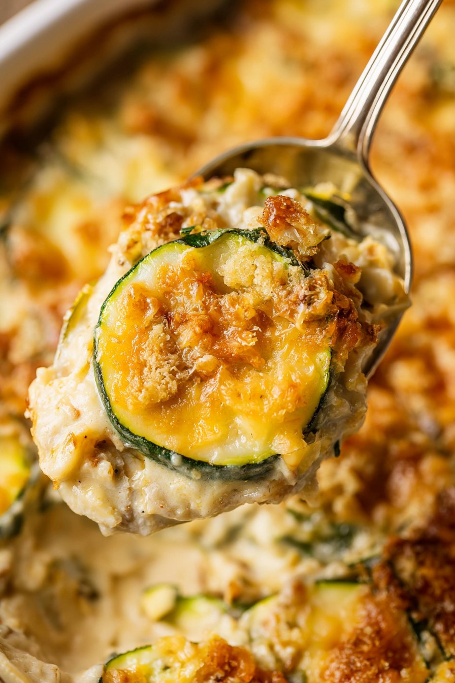 Zucchini Casserole with Ground Beef