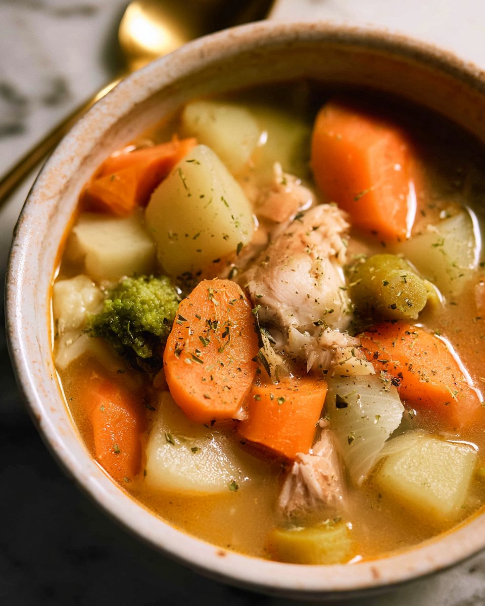 Crockpot Chicken Stew with Vegetables