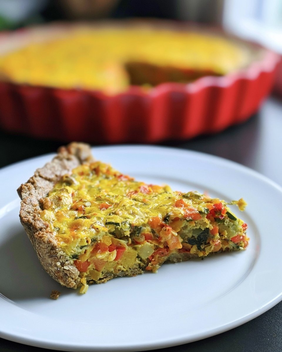 Vegane Gemüsequiche