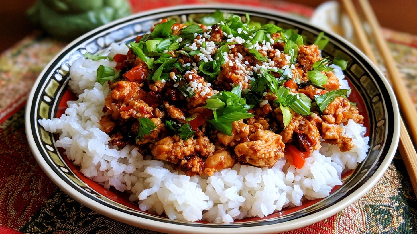 Low Carb Firecracker Ground Chicken