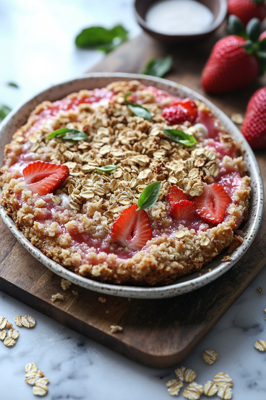 Erdbeer-Joghurt-Crumble-Kuchen