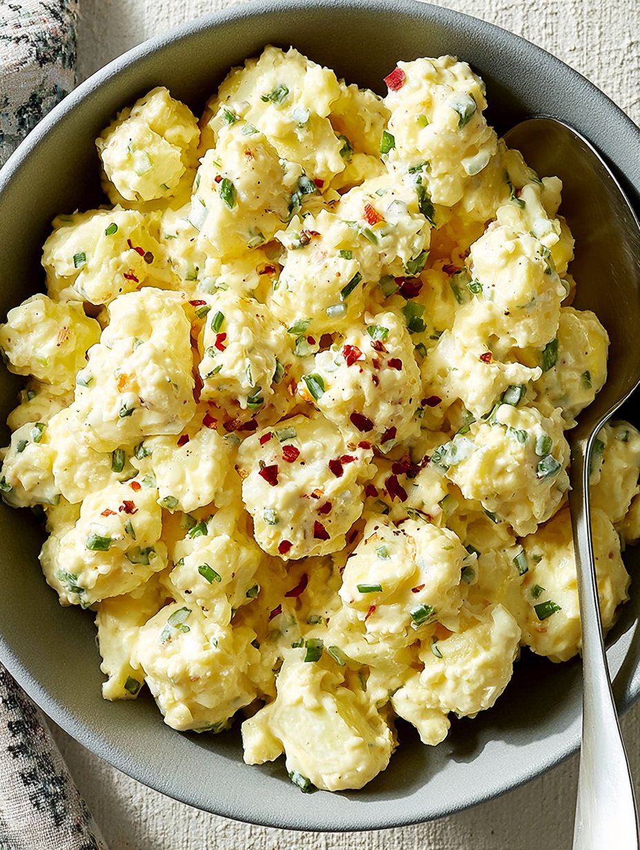 Receta de ensalada de huevo con requesón rico en proteínas