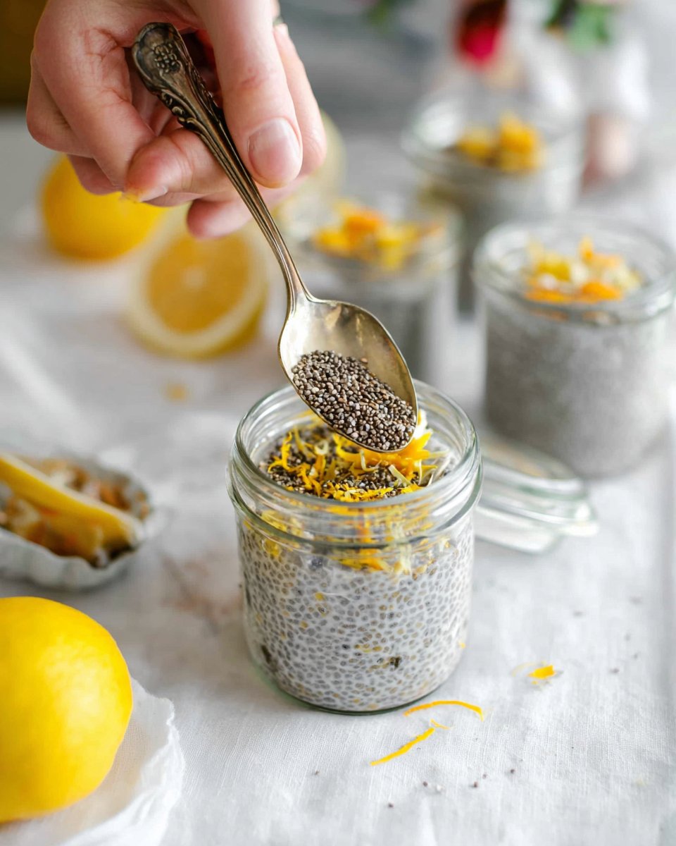 Lemon and Vanilla Chia Pudding