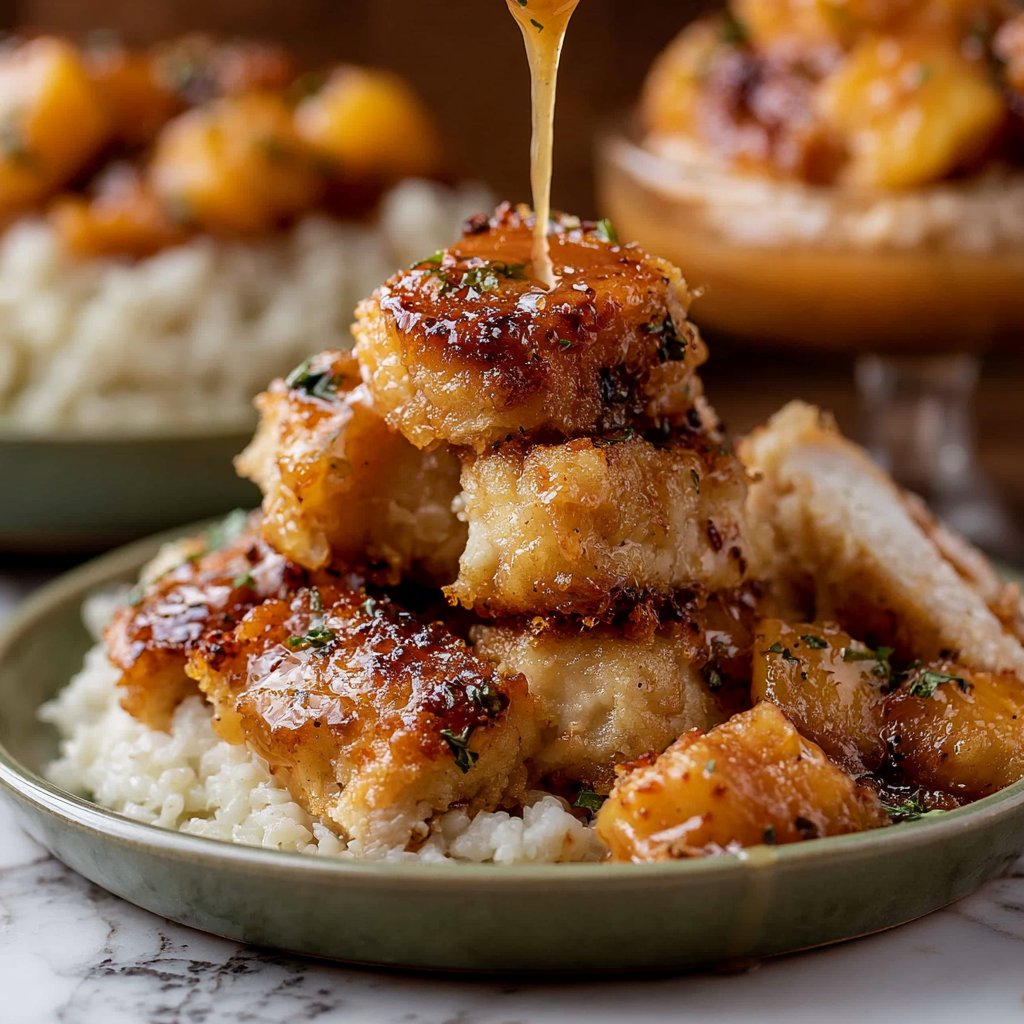 Coconut Peach Chicken