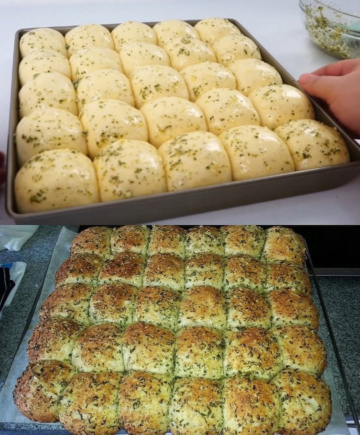 Käse- und Kräuterbrot