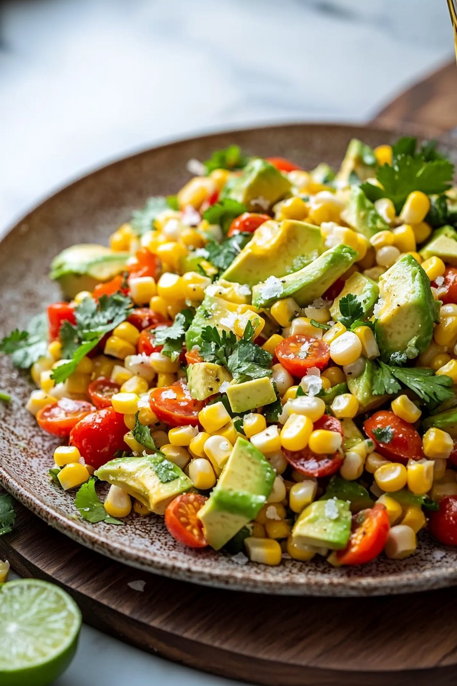 Summer Corn Salad with Avocado
