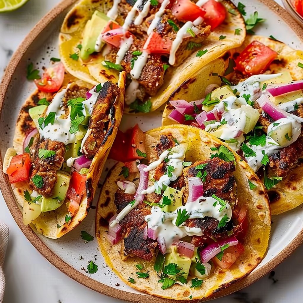 Gyros Smash Tacos