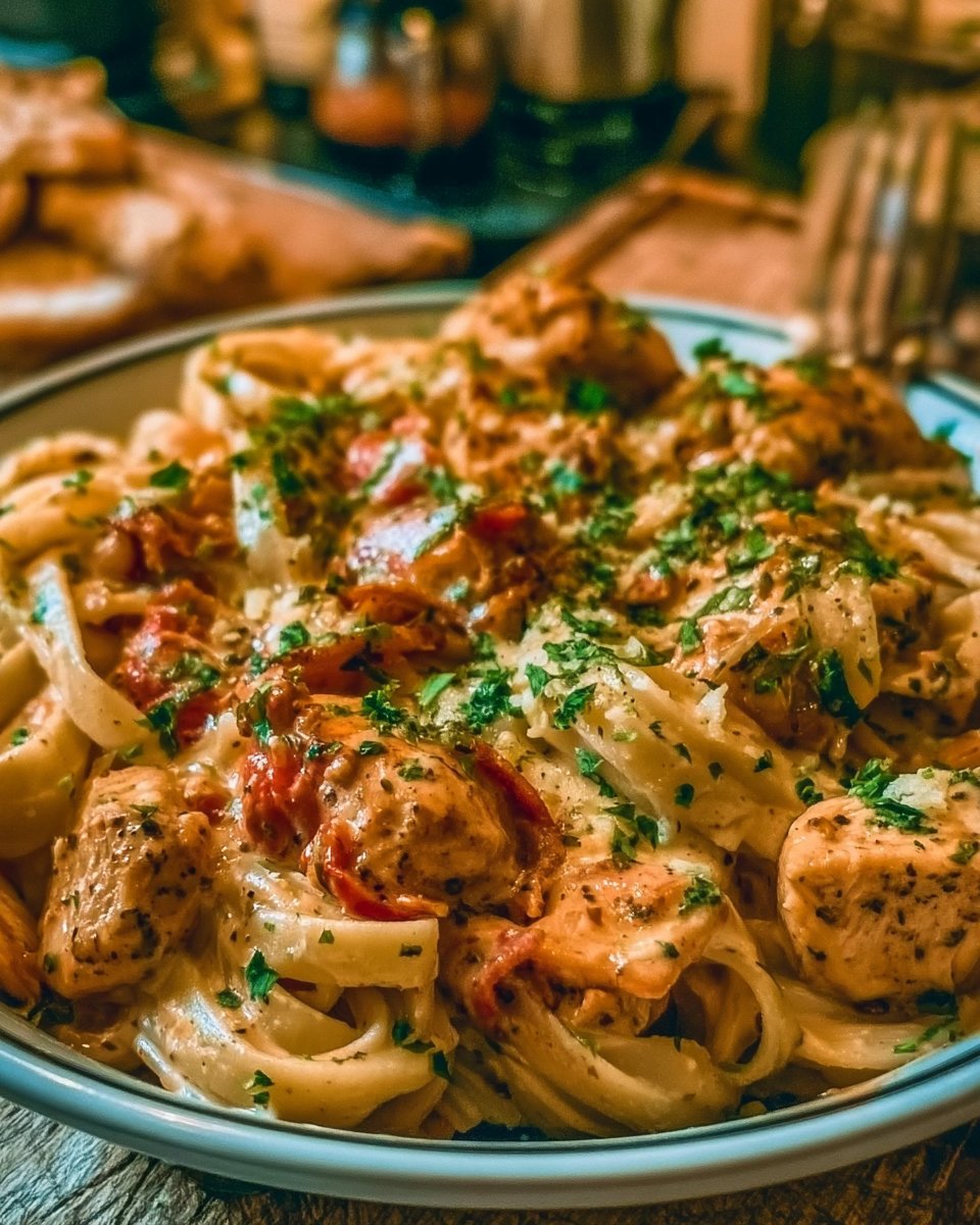 Spicy Cajun Pasta with Chicken