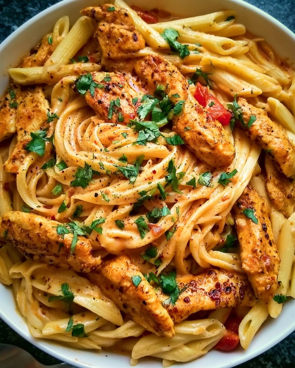 Spicy Cajun Pasta with Chicken
