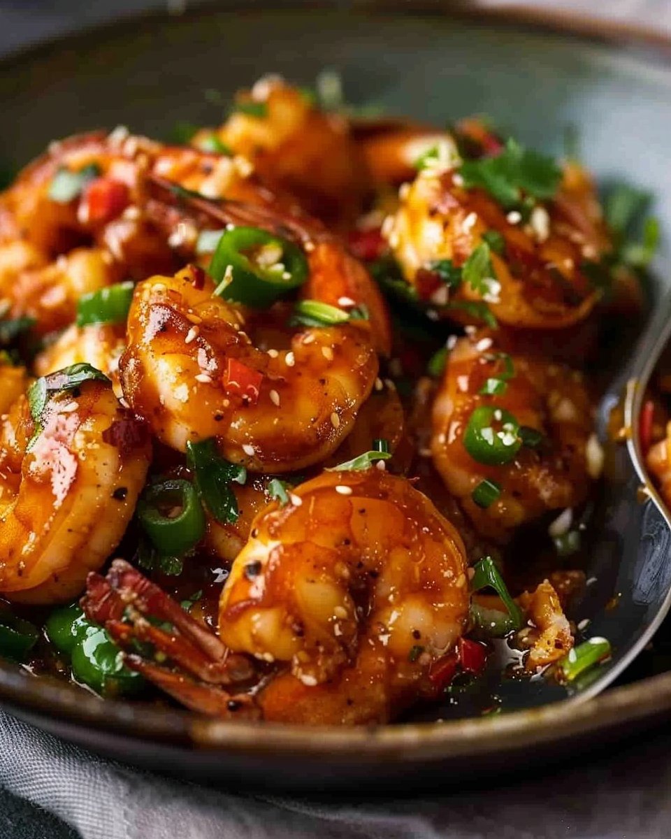 Asian Chilli Garlic Prawns (Shrimp)