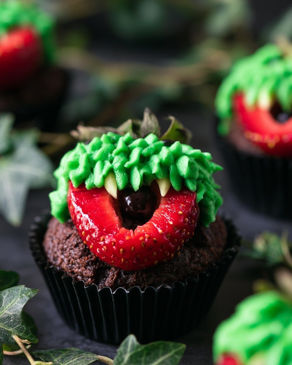 Audrey II Cupcakes – Little Shop of Horrors for Halloween