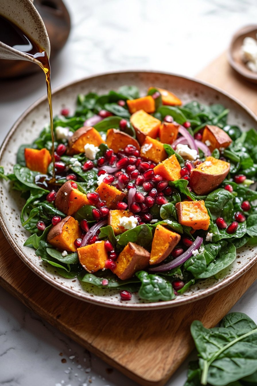 Sweet Potato Pomegranate Salad