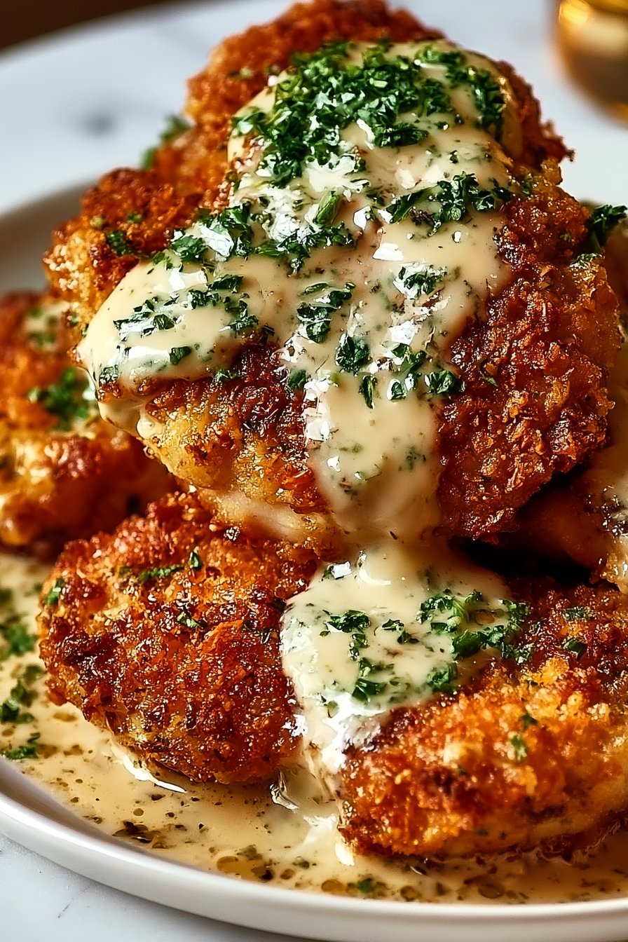 Crispy Parmesan Chicken with a Rich Garlic Sauce for an Irresistible Chicken Dinner 1 Crispy Parmesan Chicken with a Rich Garlic Sauce for an Irresistible Chicken Dinner