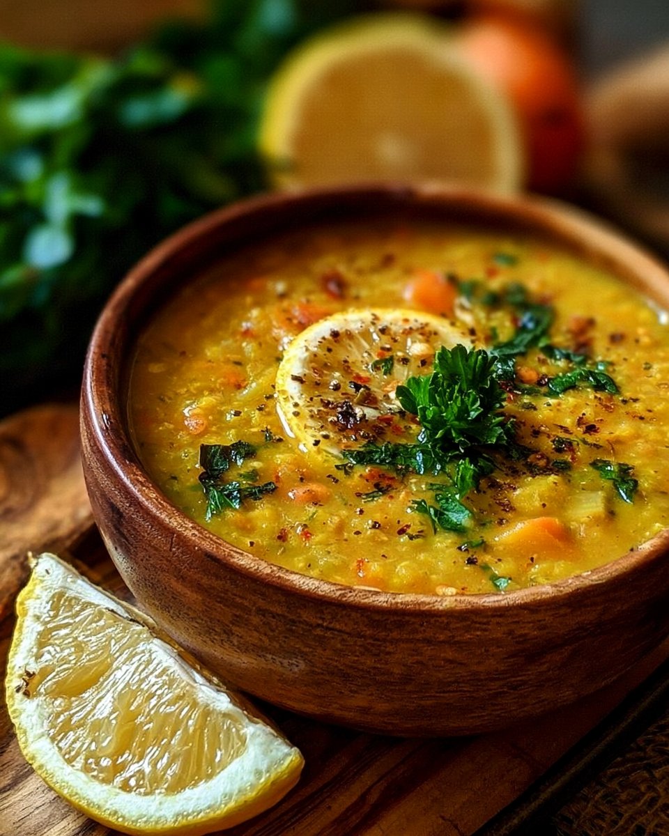 Anti-Inflammatory Lemon Lentil Soup Recipe