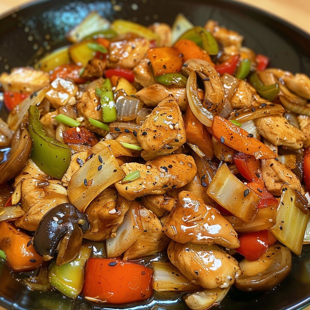 Garlic Chicken Stir Fry