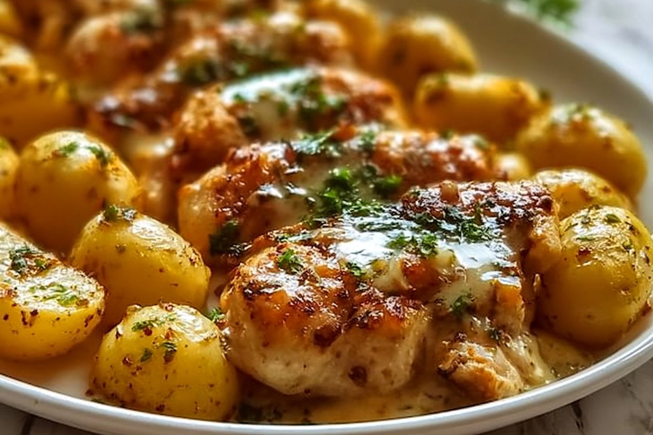 Chicken with Garlic Parsley Potatoes 2 Garlic Parsley Chicken and Potatoes