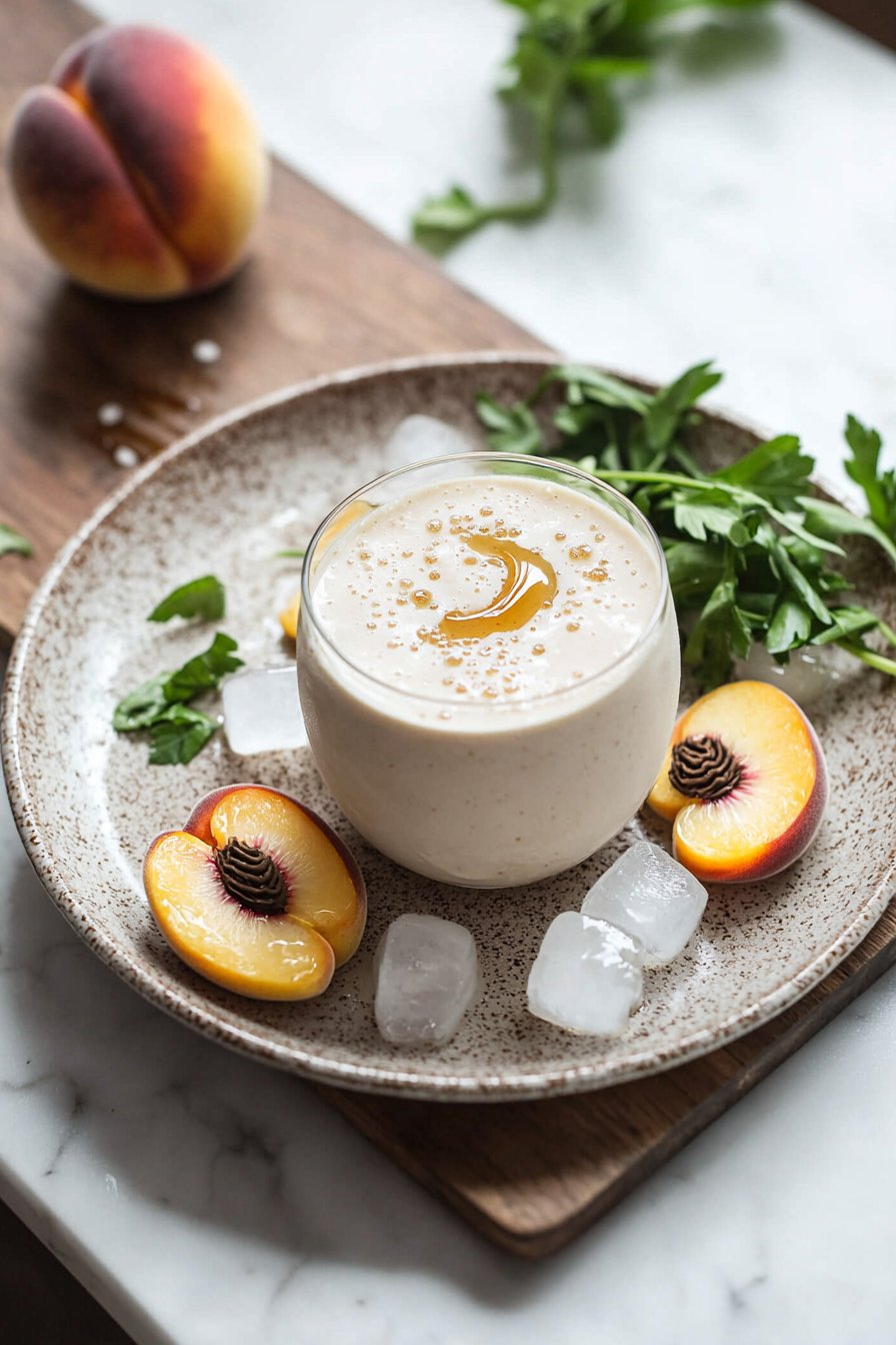 Peach Milkshake