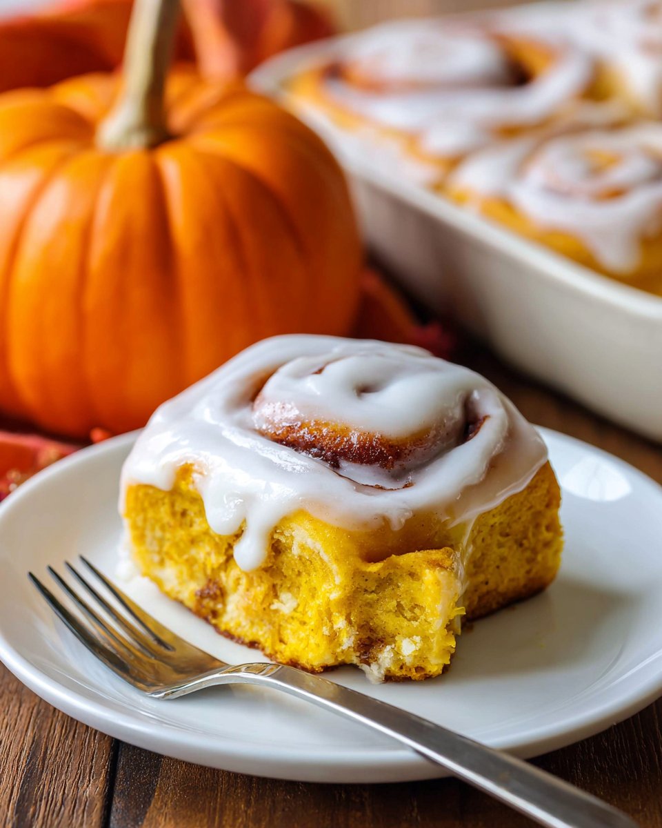 Pumpkin Cinnamon Rolls