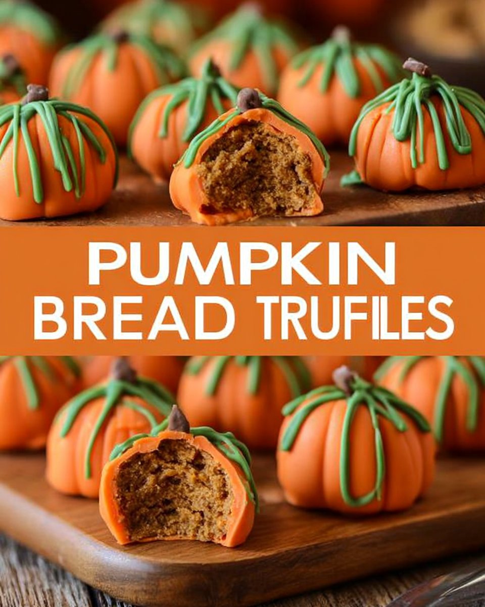 Creamy 20-Minute No-Bake Pumpkin Bread Truffles