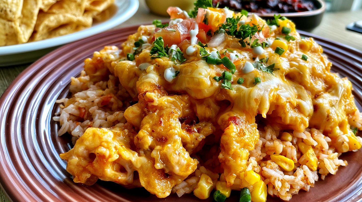 Crazy Chicken – Mexican Chicken and Cheese Rice