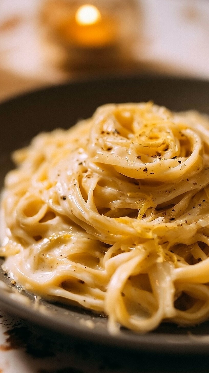 Pasta mit Zitrone