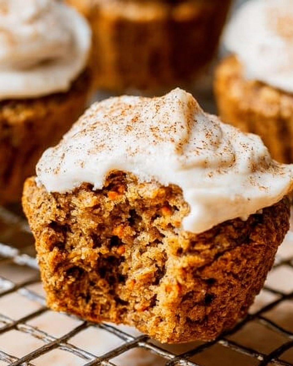Healthy Carrot Cake Muffins