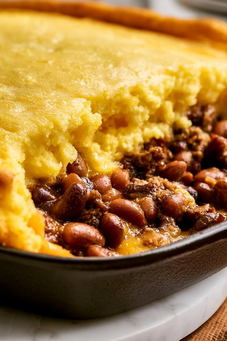 Cowboy Cornbread Casserole