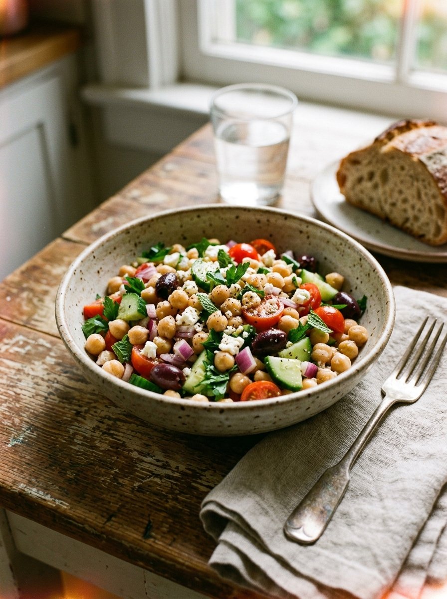 Mediterranean Chickpea Salad