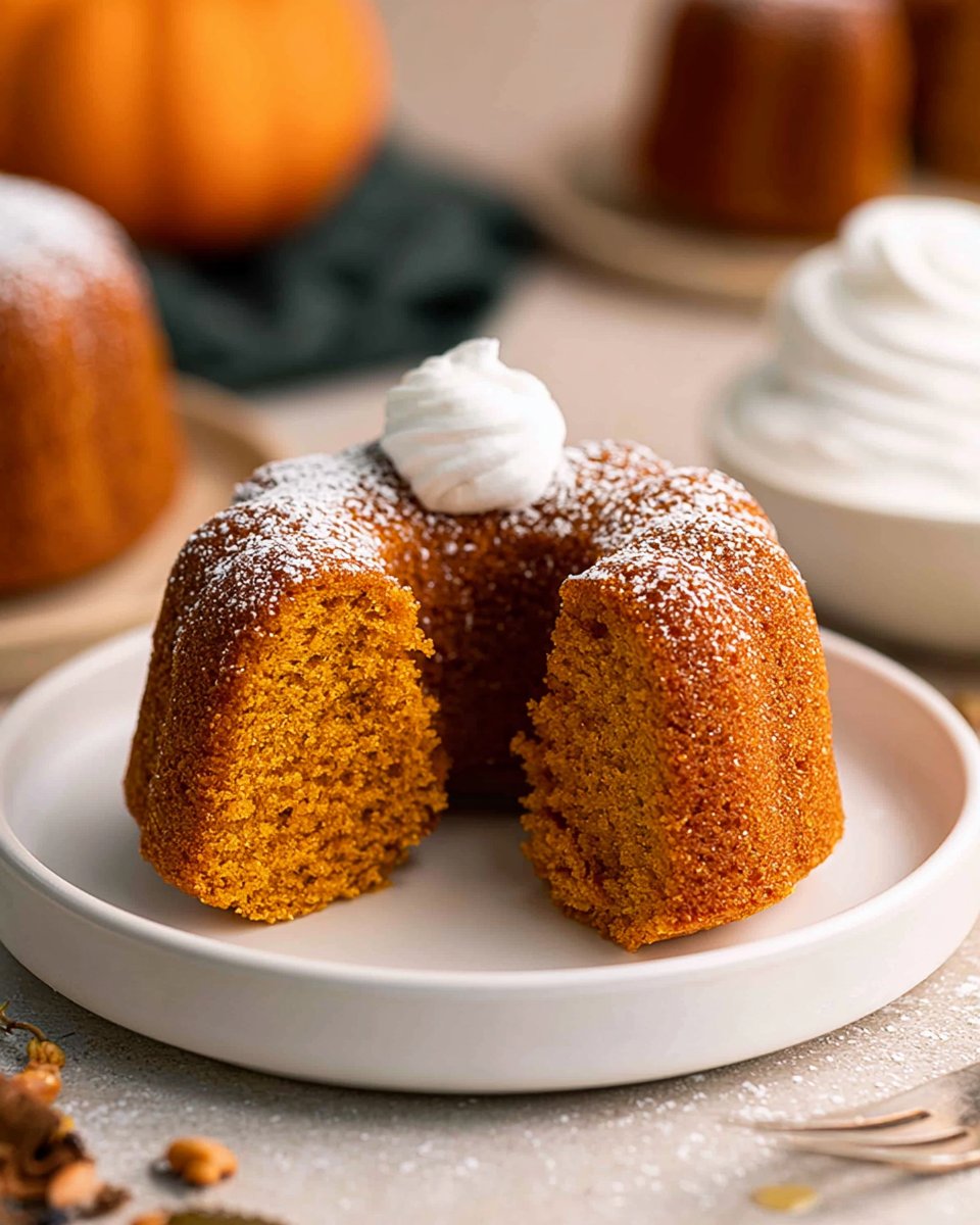 Mini Pumpkin Bundt Cakes