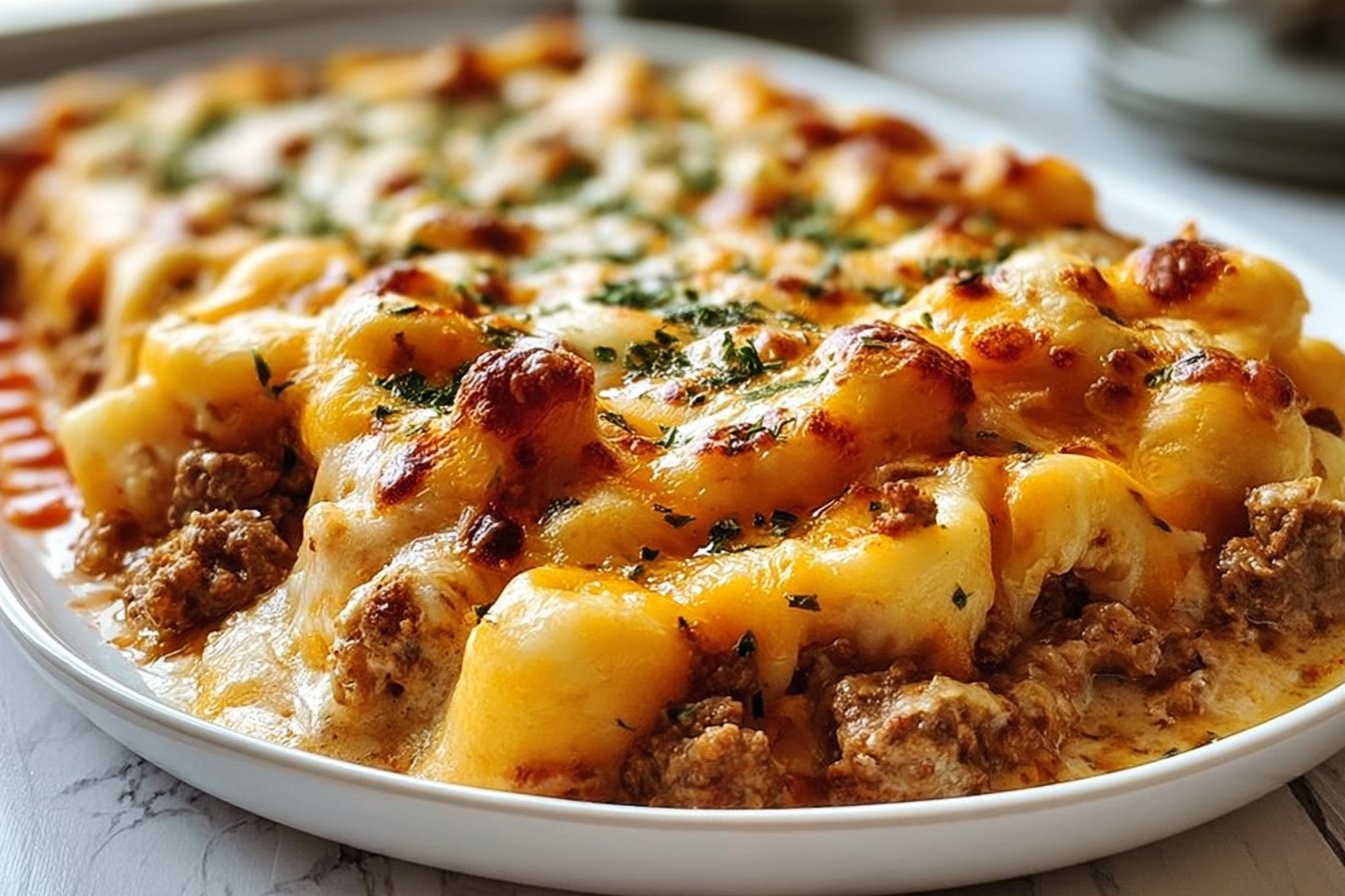 Easy Cheeseburger Casserole