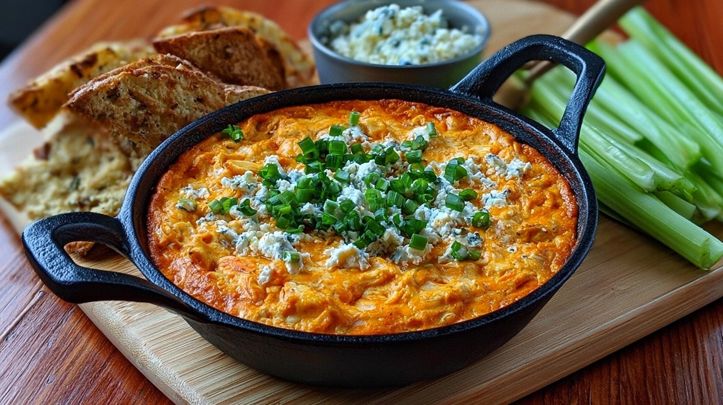 Smoked Buffalo Chicken Dip