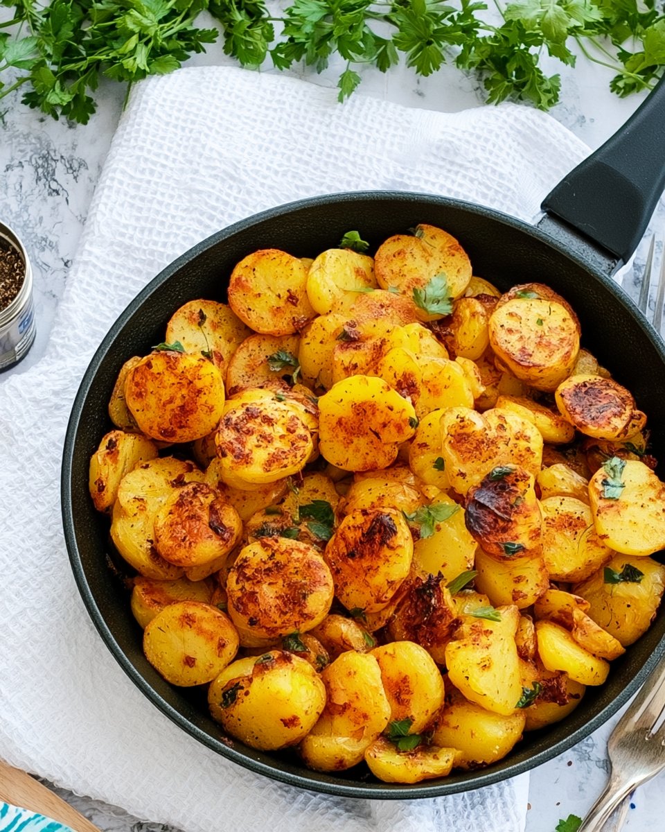 Bratkartoffeln aus rohen Kartoffeln