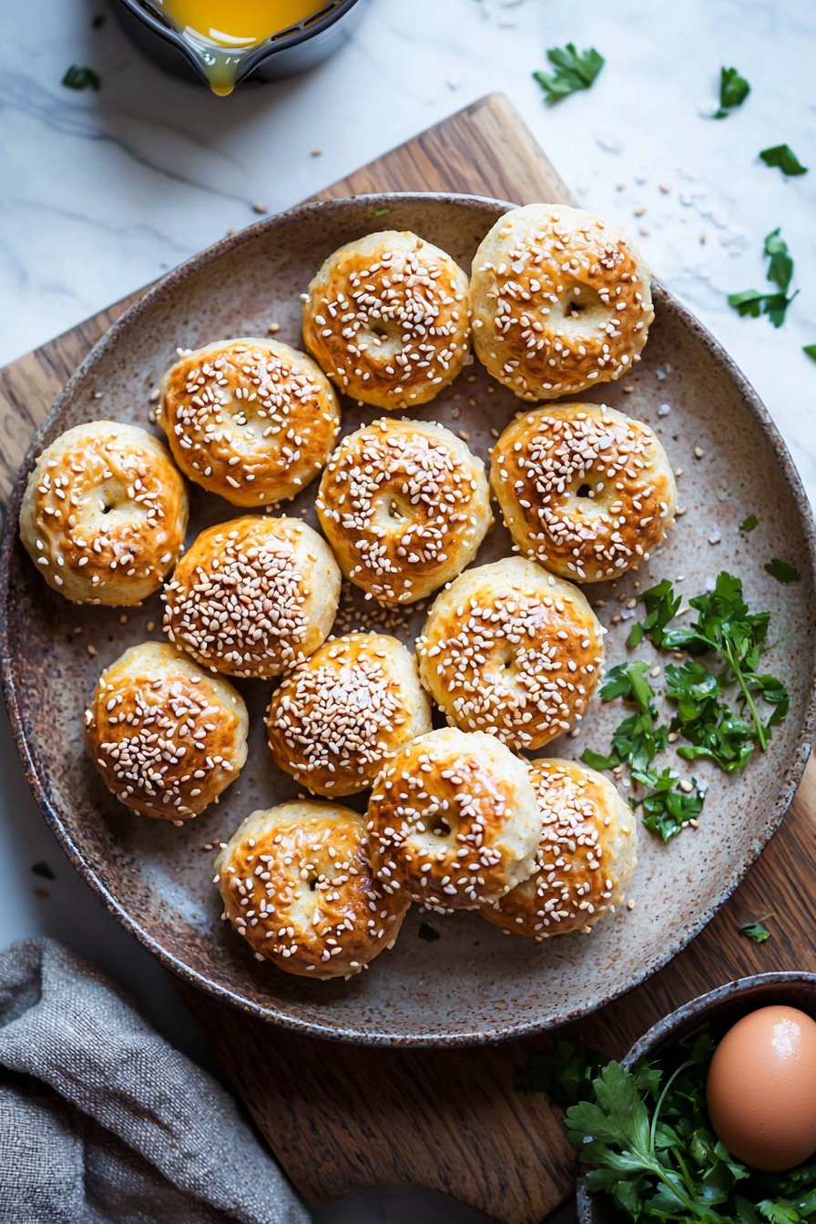 Homemade Air Fryer Mini Bagels