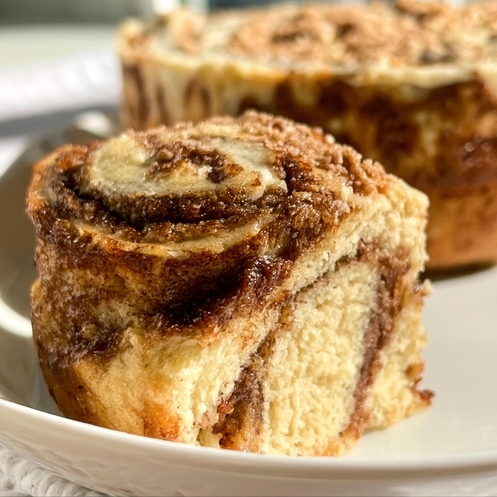 Protein-Packed Cinnamon Swirl Cake