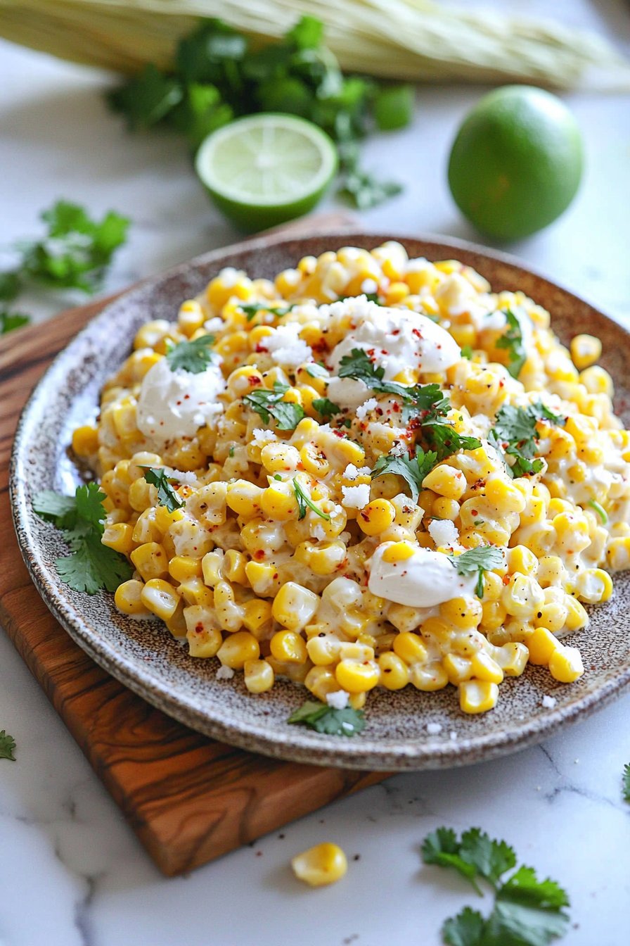 Creamy Mexican Street Corn Esquites