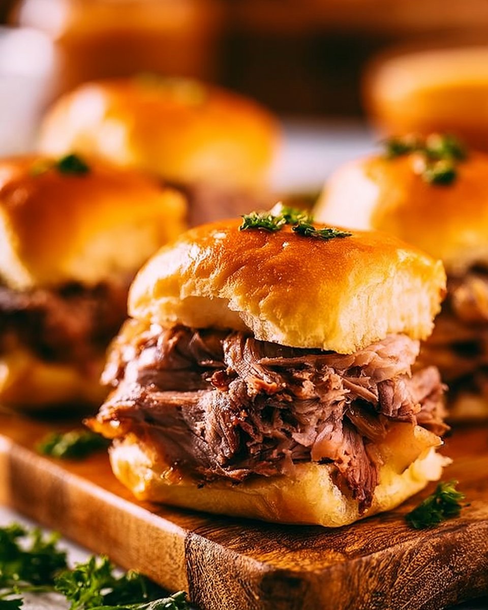 French Dip Sliders Recipe