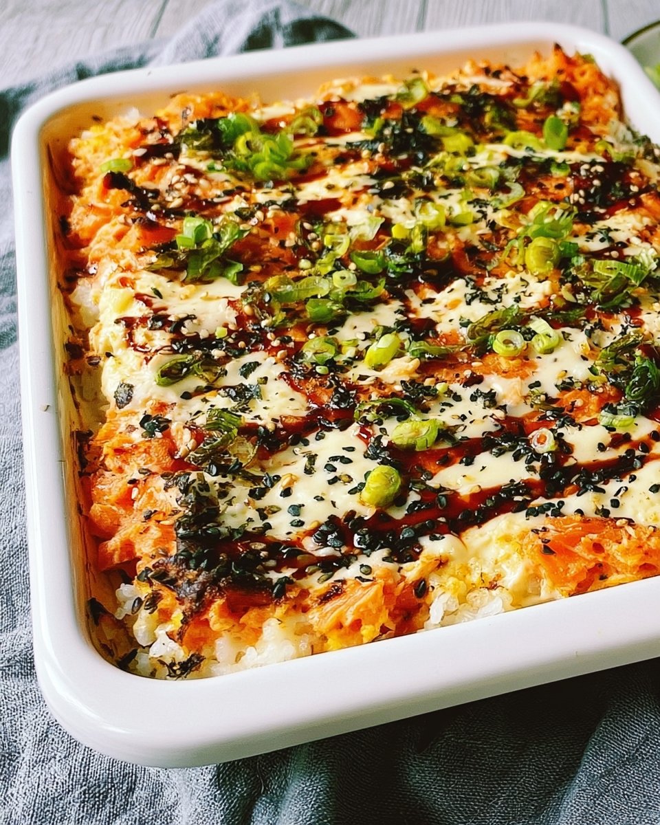 Salmon Sushi Bake Recipe (Viral)