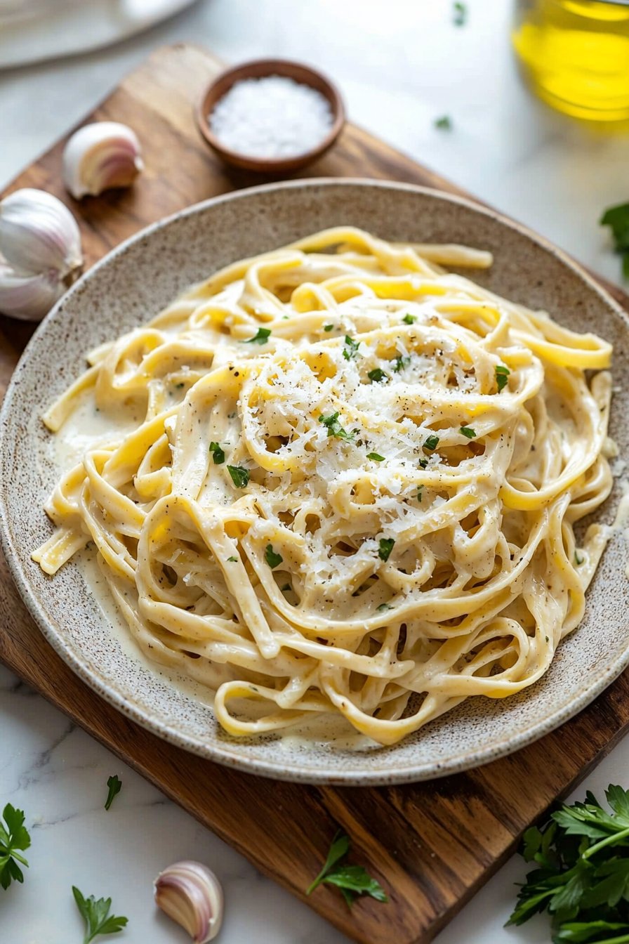One-Pot Creamy Garlic Pasta