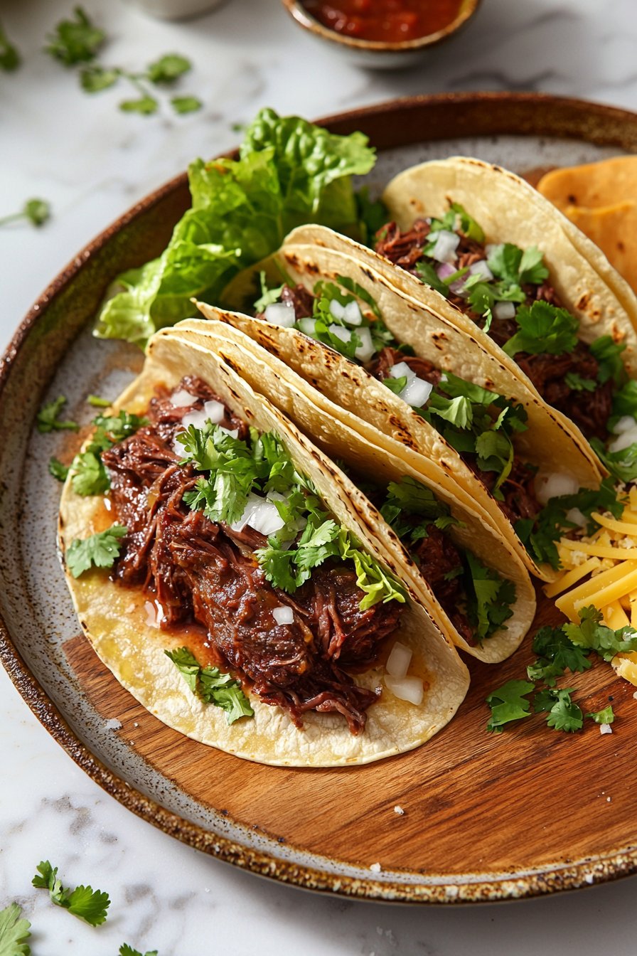 Slow-Cooked Beef Tacos