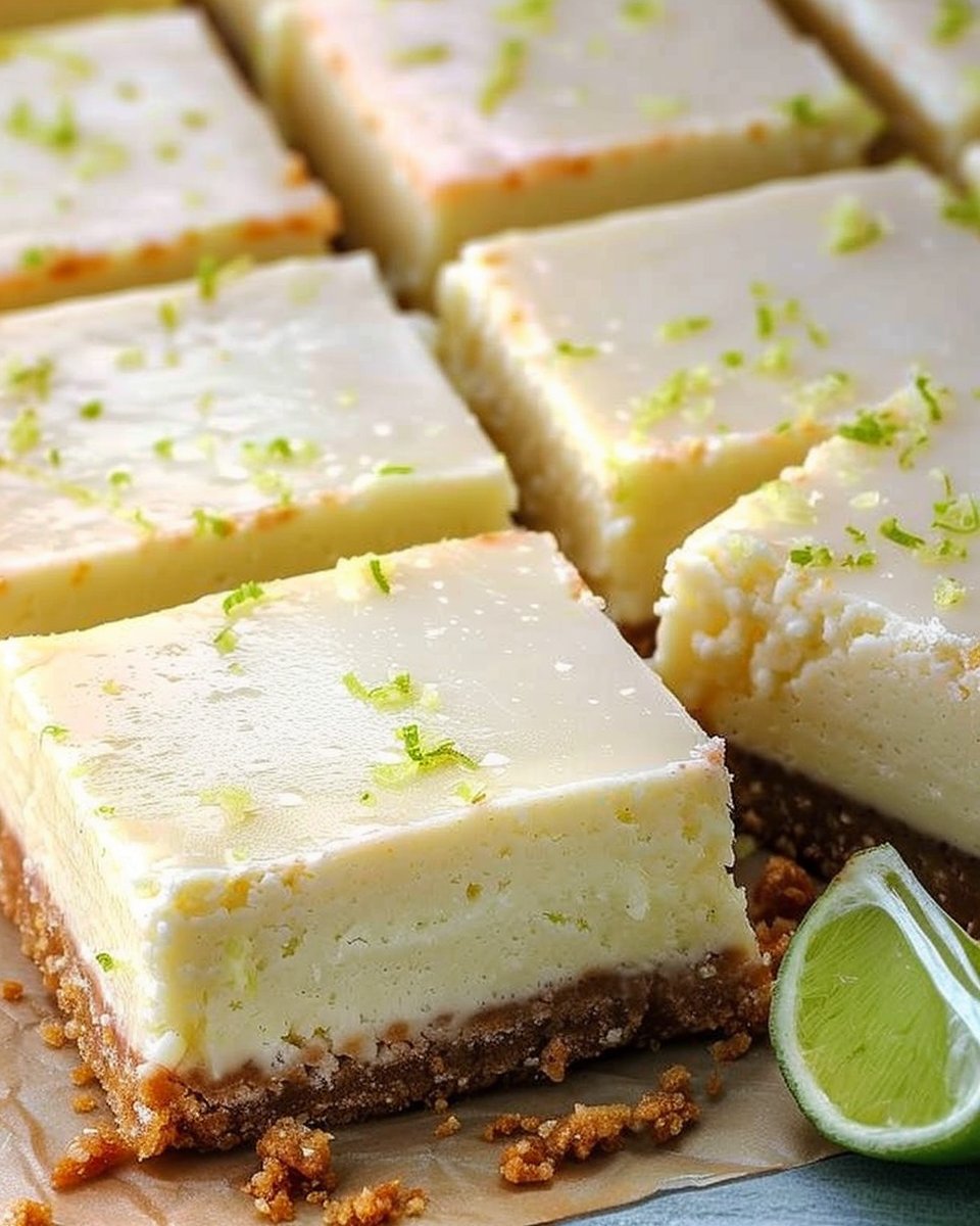 Creamy Key Lime Pie Bars