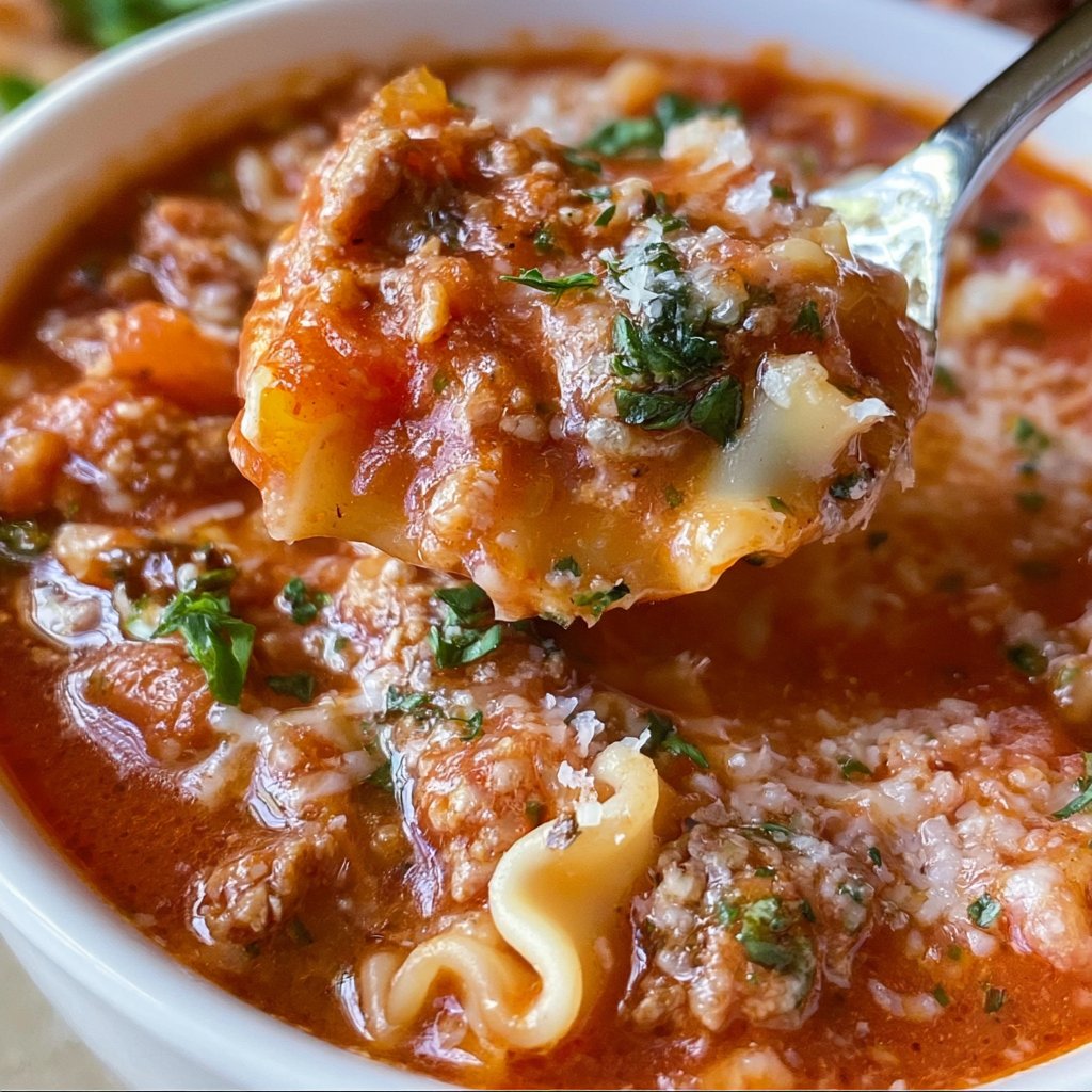 Protein-Packed Lasagna Soup