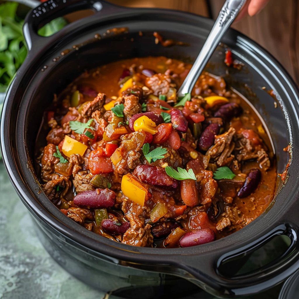 Crockpot Beef Chili