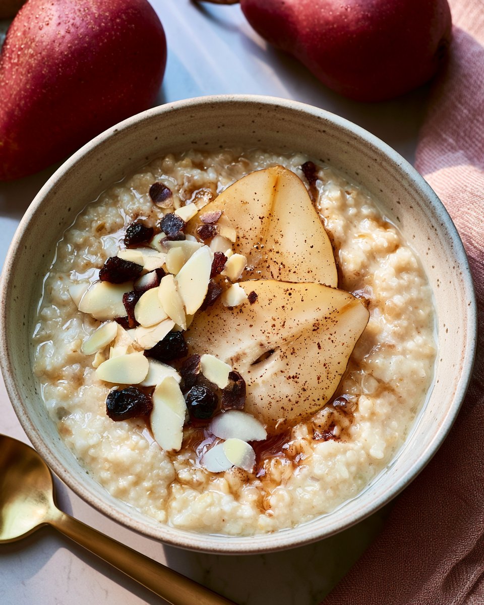 Easy Pear Oatmeal
